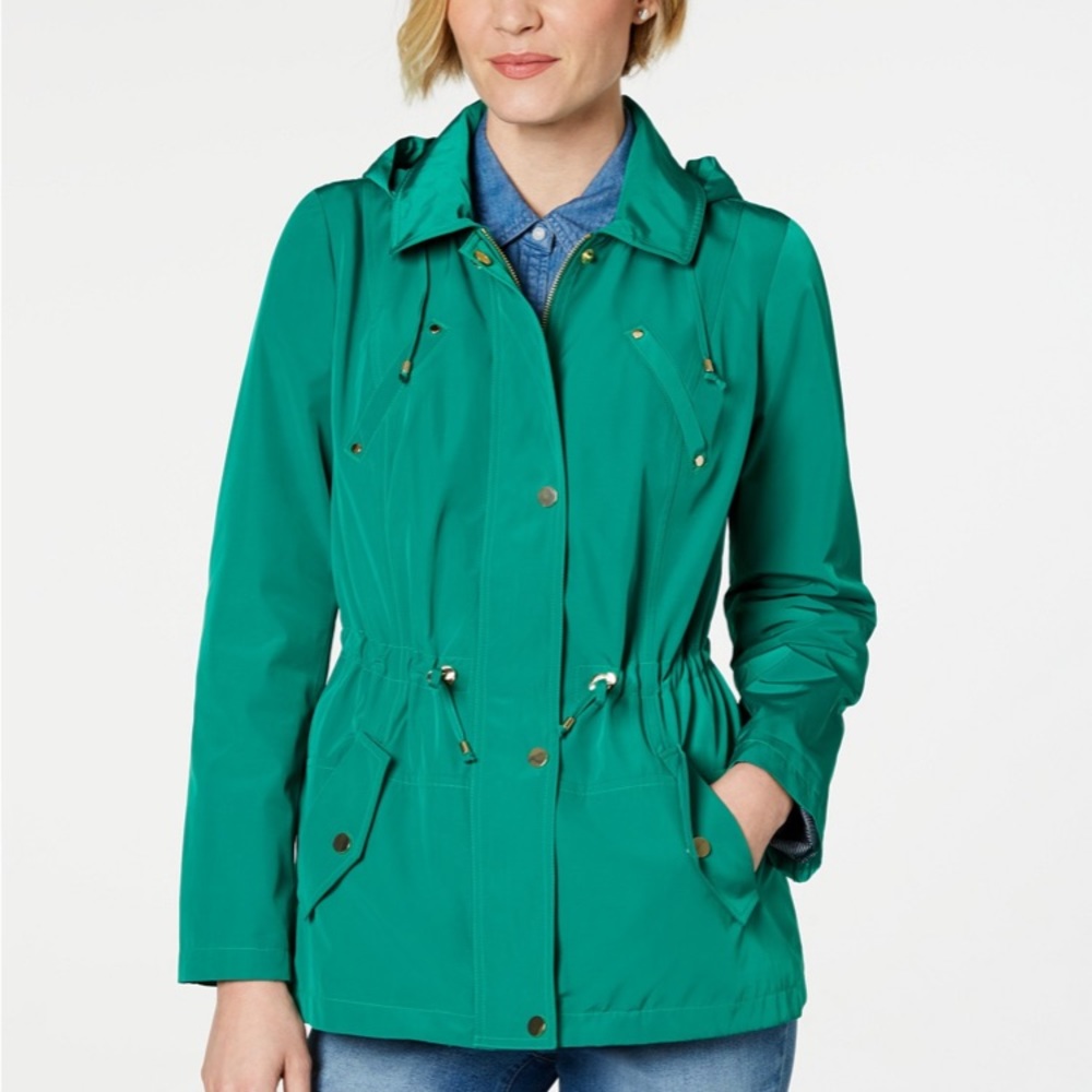 Charter Club Water-Resistant Hooded Anorak Jacket